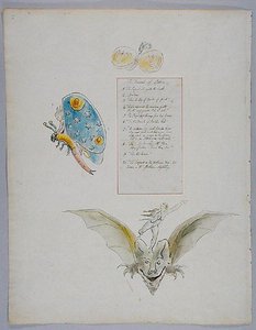 The Descent of Odin design 78 from The Poems of Thomas Gray by William Blake